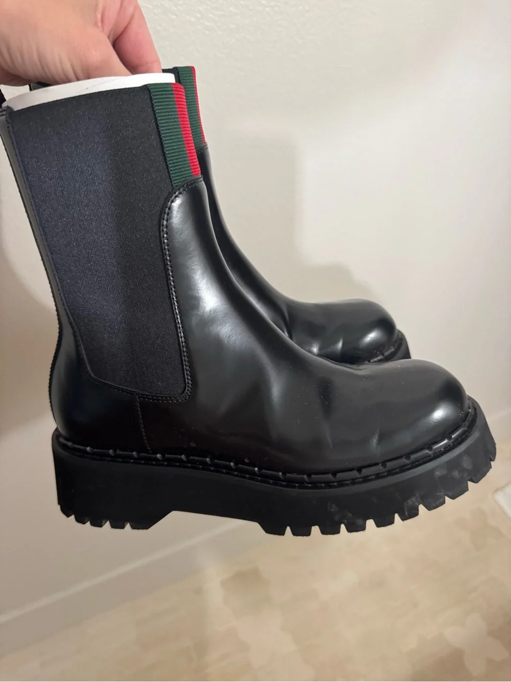 Thea Magnum Calf Gucci Chelsea bootie
